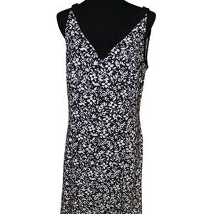 Dress by Chaps Floral Fit & Flare Floral Size L Pre-Loved Cute Print!